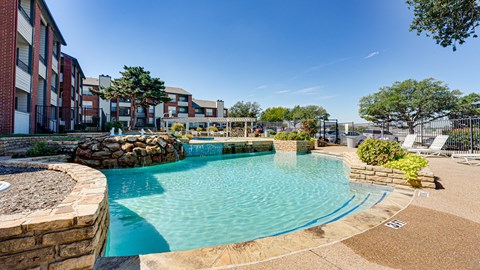 resort style swimming at Paces Crossing, Texas